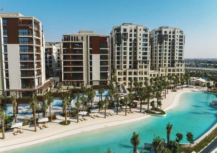 Dubai Creek Harbour Creek Beach